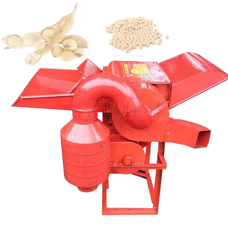 Electric Bean Threshing Machine Wheat Thresher Harvest Machine Paddy Wheat Machine Grain Thresher