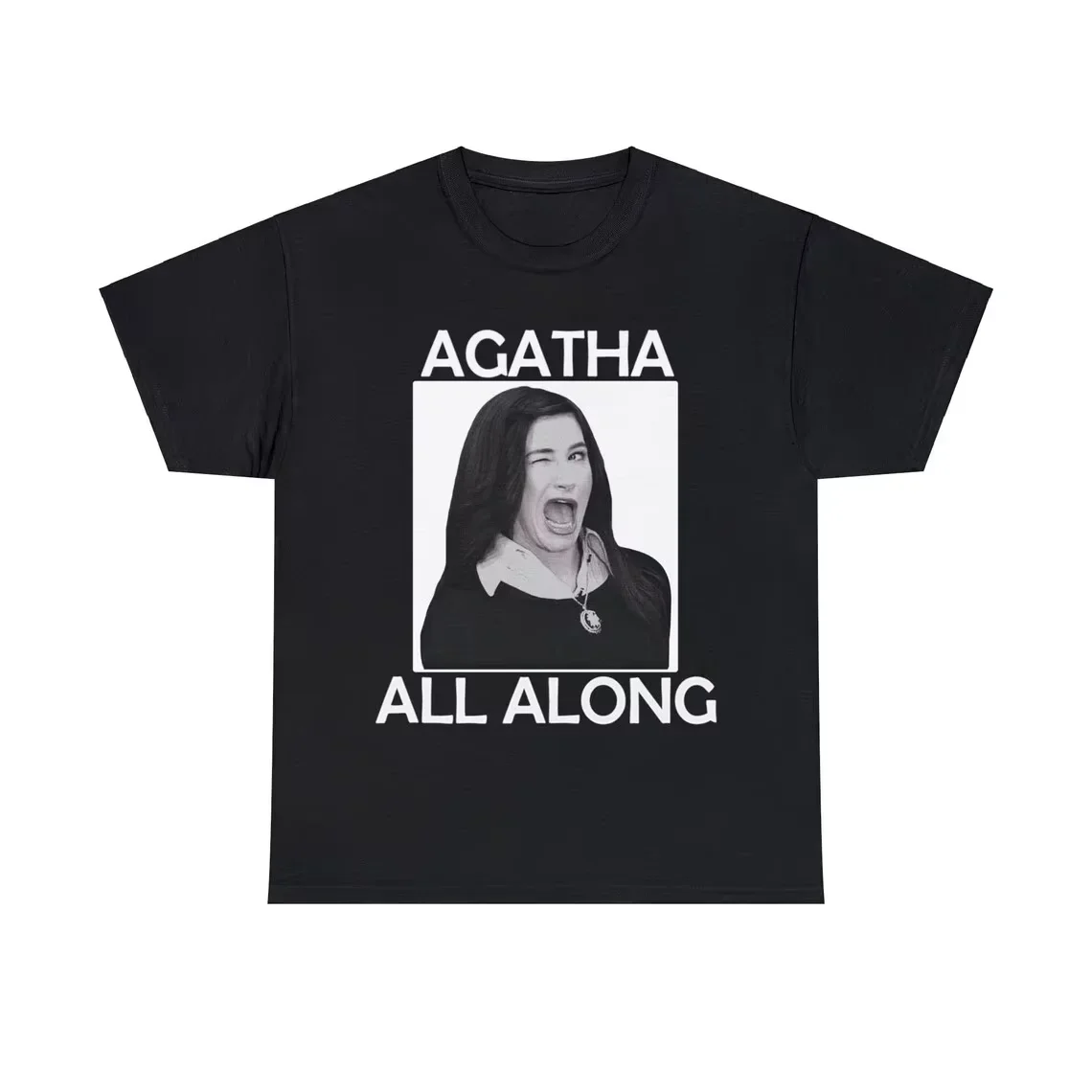 Agatha All Along T-Shirt Cotton Graphic Tees Revenge Is A Witch New Design Women's Tshirts Oversized Graphic Printing Clothing