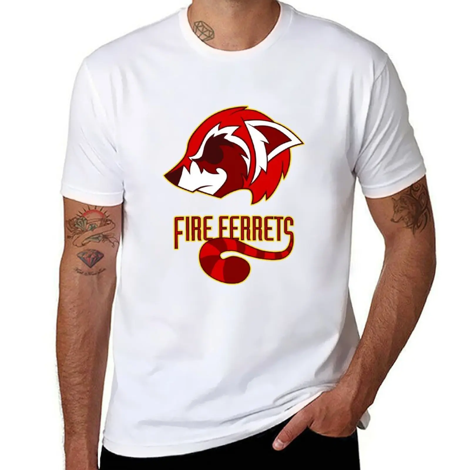 

Go Fire Ferrets! T-Shirt man t shirt cotton high quality t shirts for man pack white T-Shirt