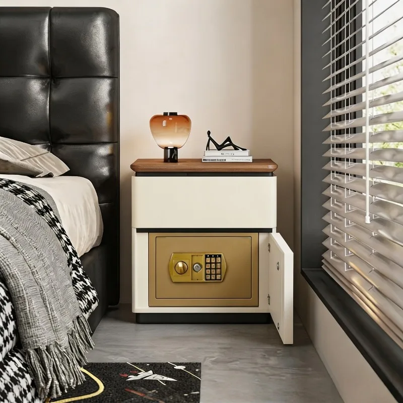 Little Dresser Bedside Tables Wooden Nordic White Luxury Lock Bedside Tables Unique Storage Muebles Para Hogar Bedroom Furniture
