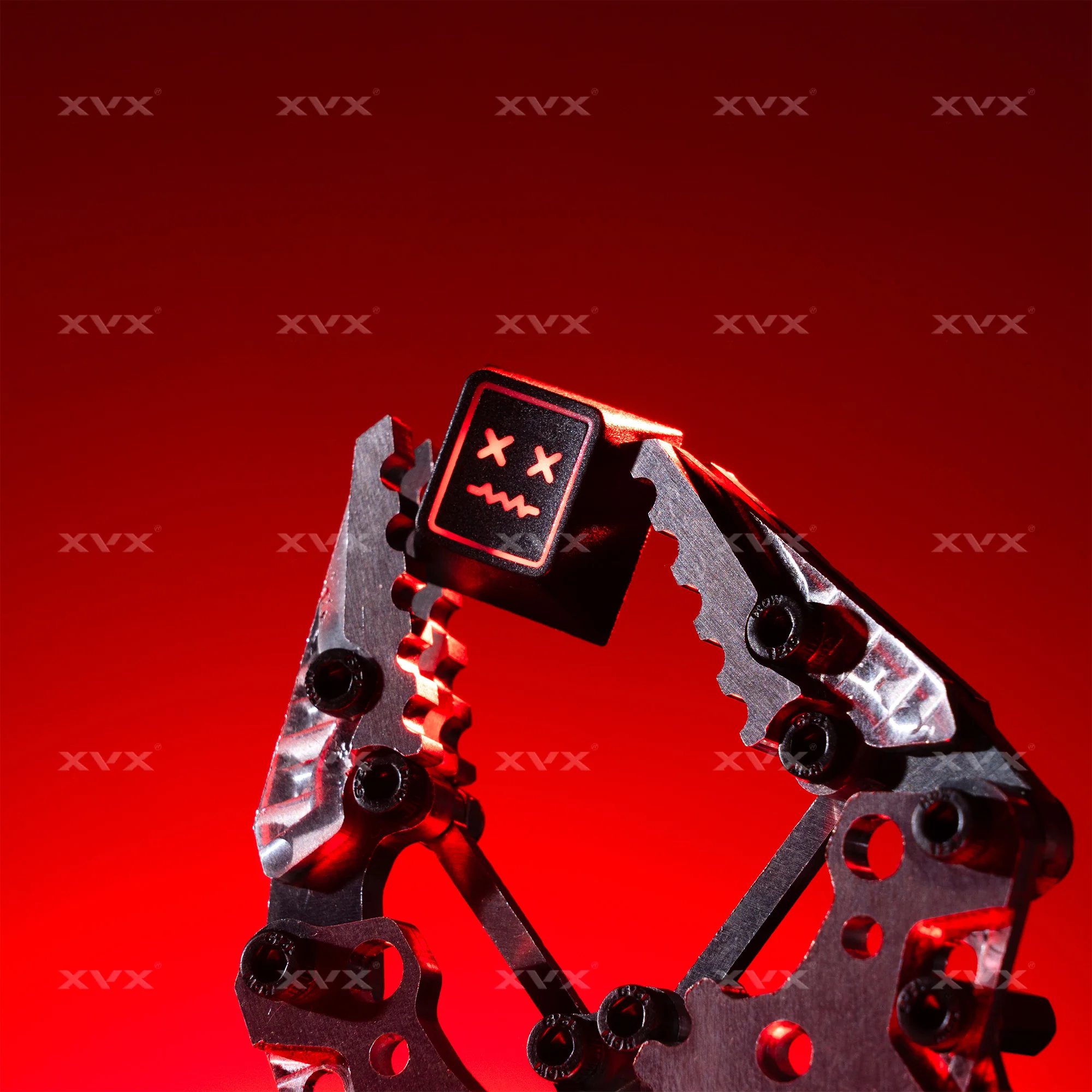 XVX Black See Through Keycap Double shot Cherry Profile PBT Keycap Set 142-key