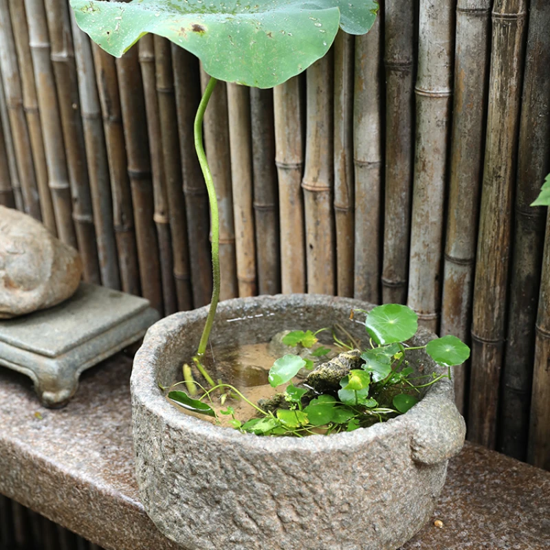 

Creative hydroponic flower pot decoration ornaments, courtyard landscaping bowls, lotus pots