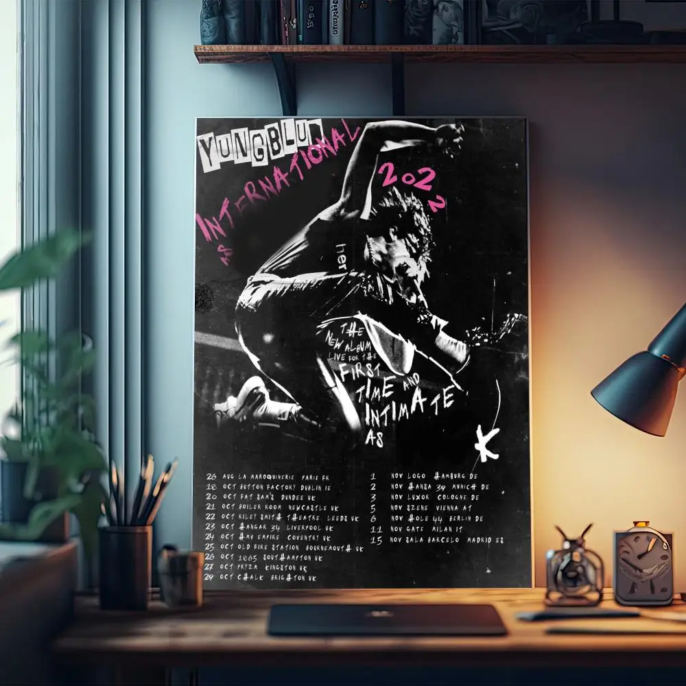 Yungblud New Custom Rock Music Singer Star Good Poster Kraft Paper Prints Home Room Cafe Bar Art Wall Decor Aesthetic Painting