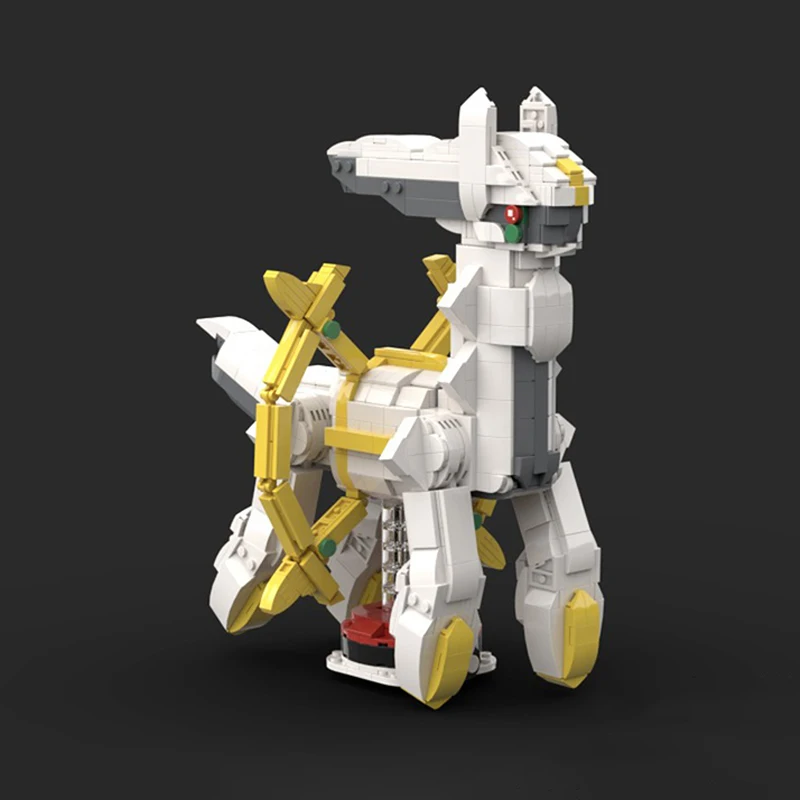 

1291PCS MOC classic Japanese anime character 493 Arceus from Sinnoh region children's toys creative blocks Christmas gift