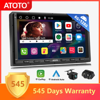 ATOTO S8 UN 7 inch 2 DIN 6G+128G Android Car Navigation Radio QLED Bluetooth 4G LTE GPS CarPlay Screen Auto Stereo Receiver 2Din