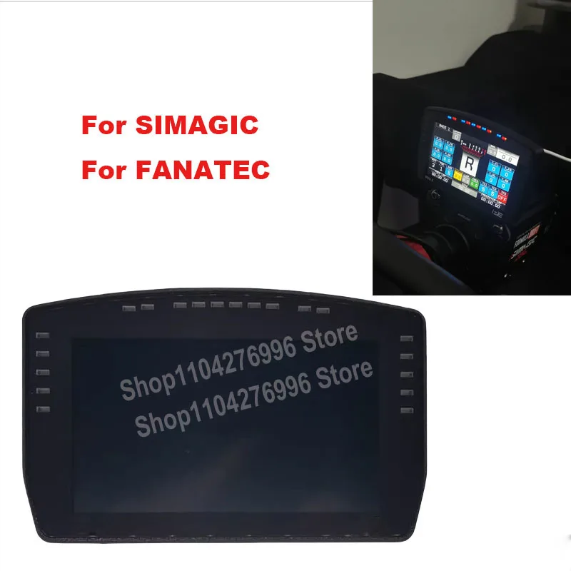 Racing Simulator Simhub Dashboard Display - 5-inch Game Instrument Panel Large Screen For Fanatec Simagic Base