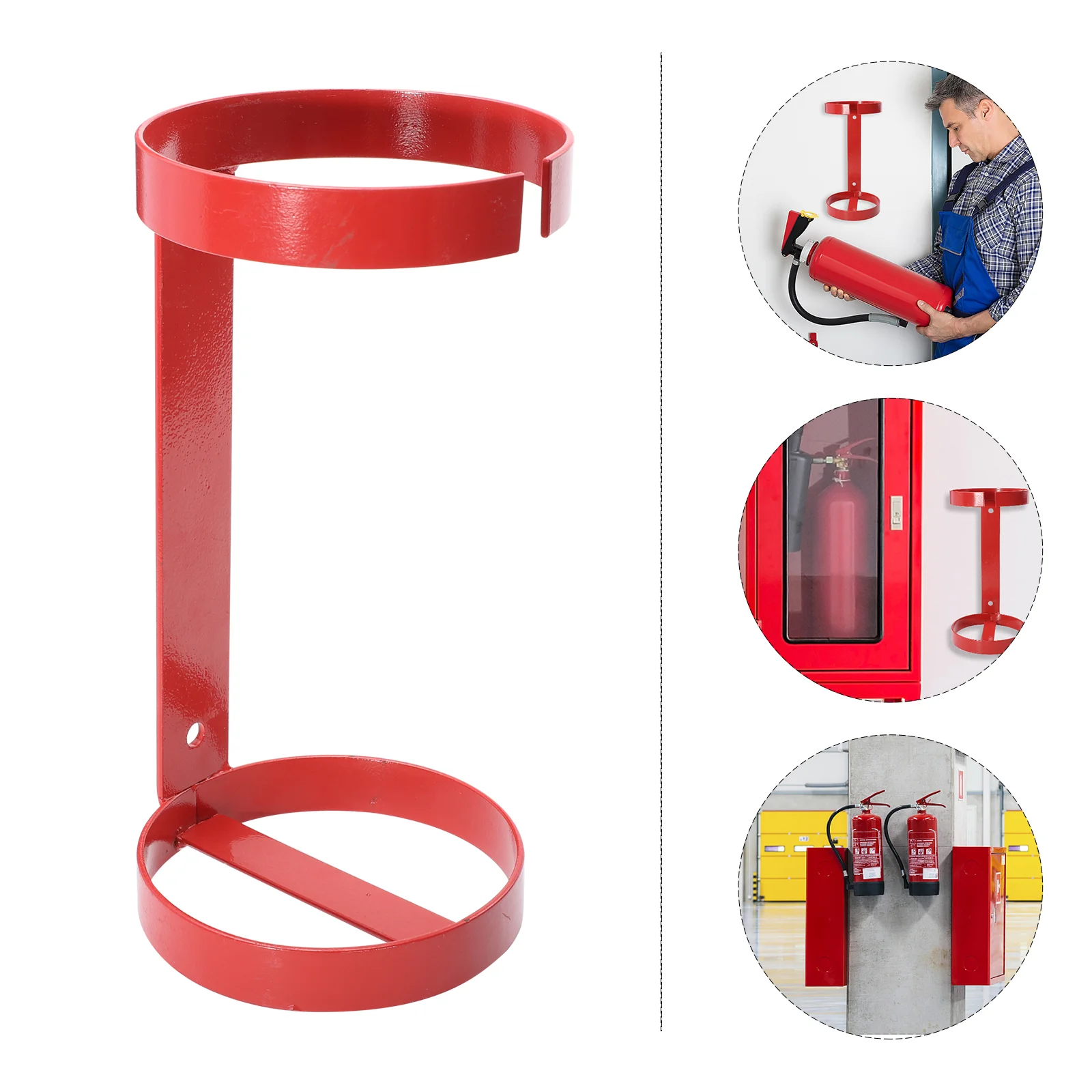 

1pc Fire Extinguisher Holder For The Car Hanger Rack Fire Extinguisher Holder For The Car Accessory Fire Extinguisher Holder