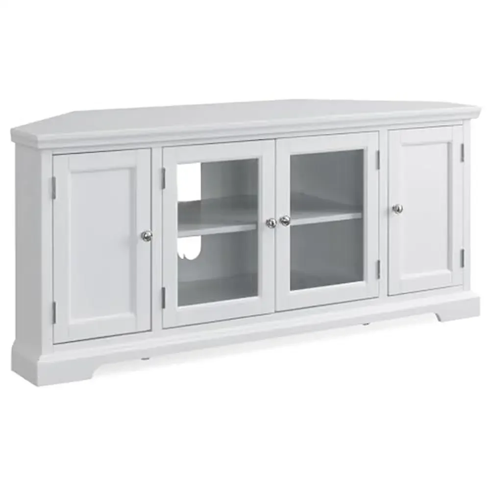 Corner TV Stand Enclosed Storage 65