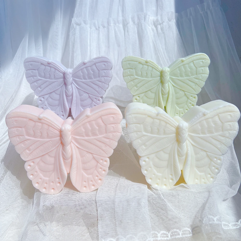 New Animal Butterfly Chocolate Mousse Cake Making Tool Large Butterfly Home Decor Aromatherapy Candle Silicone Mold