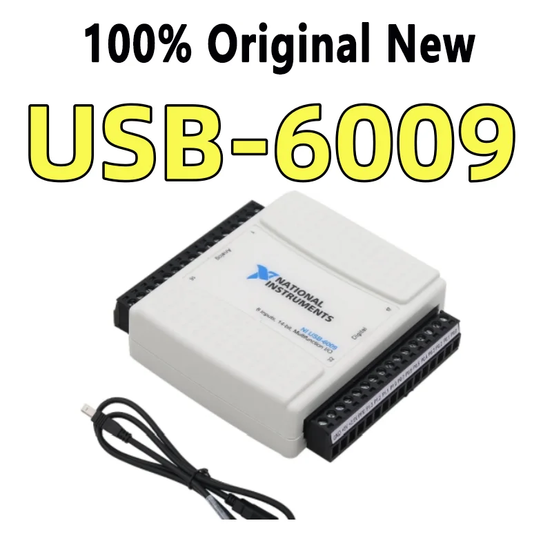 100% Tested American Ni Usb-6009 Data Acquisition Card, Wiring, With Terminals 779026-01