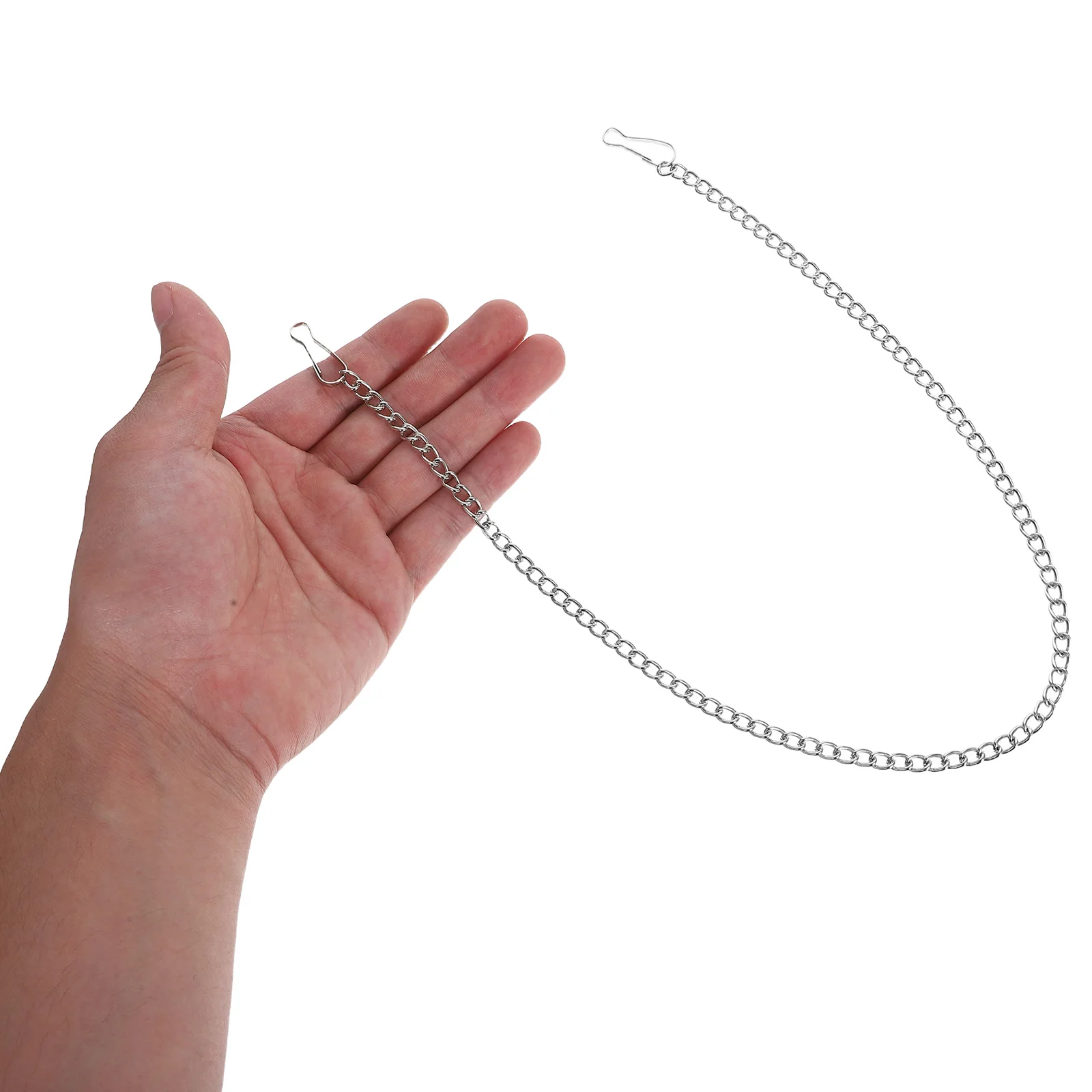 

6Pcs Sleek Elegance Iron Chains with Hooks for Hanging Photos Decorations Plants in Supermarkets Malls Trade Shows