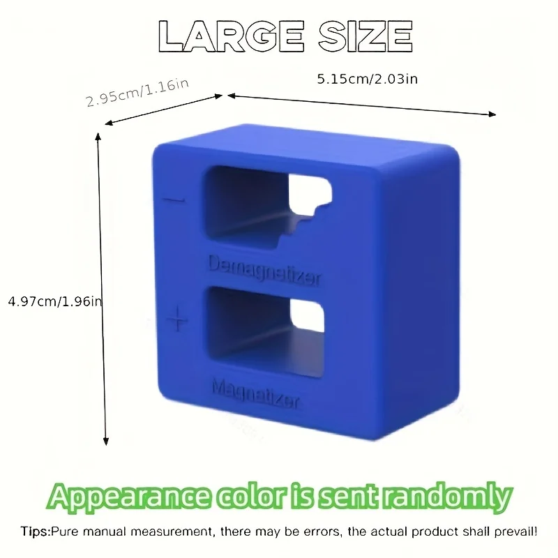 Quick Charge Screwdriver with Dual Magnetizer/Demagnetizer Precision Magnetic Pickup Tool for DIY & Pros