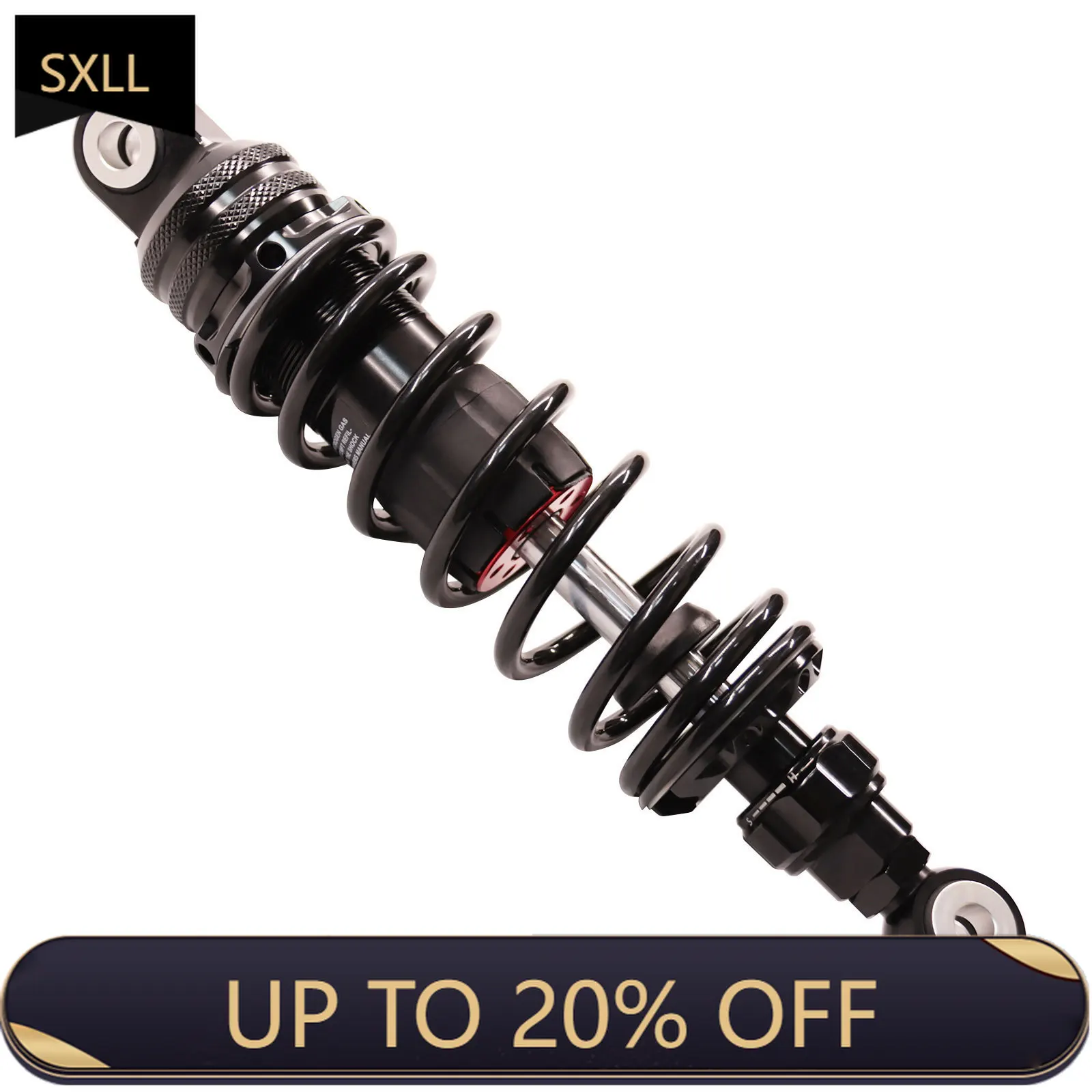 

SXLL Motorcycle shock absorber with numerical control machining, 24-step adjustable damping, rear wheel modified shock absorber