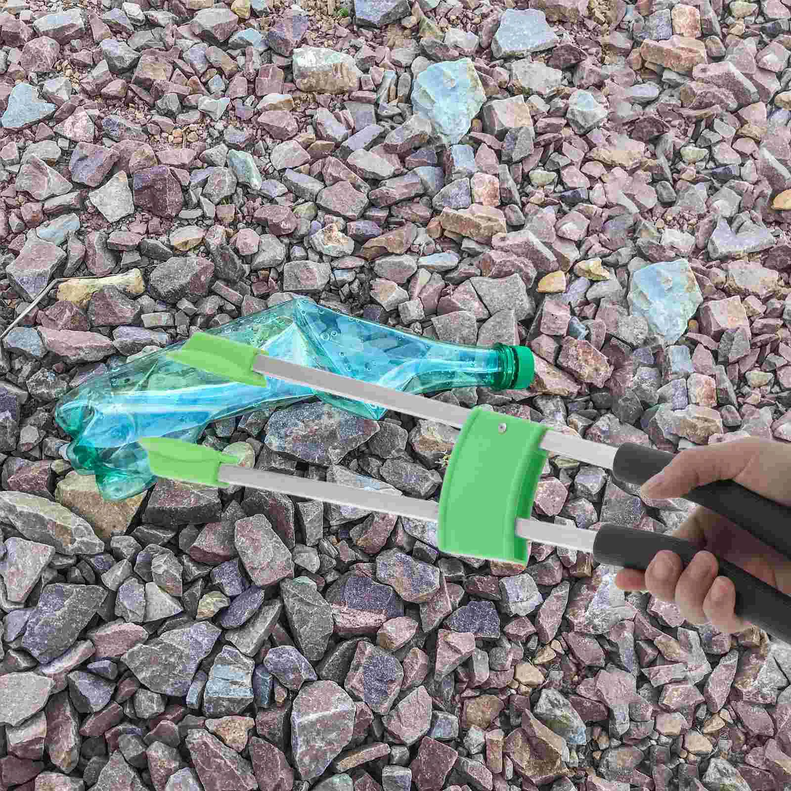Aluminum Alloy Trash Picker Garbage Clip Tool Reach Grabber Outdoor Cleaning Supplies Practical Use Indoors