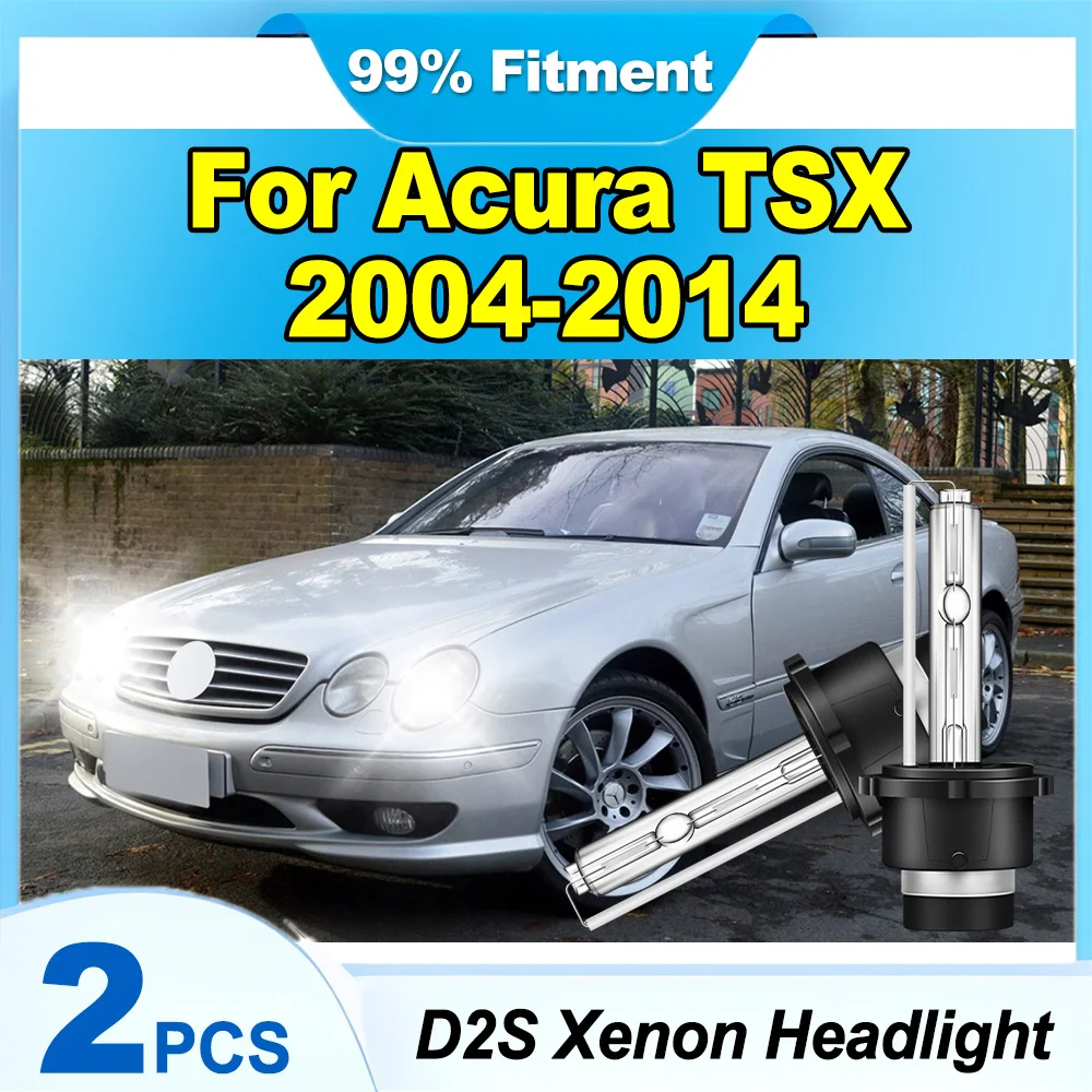 

2PCS Car Lights Xenon Lamps 12V 24V D2S Xenon Headlight Plug And Play 6000K White High Power Front Light For Acura TSX 2004-2014