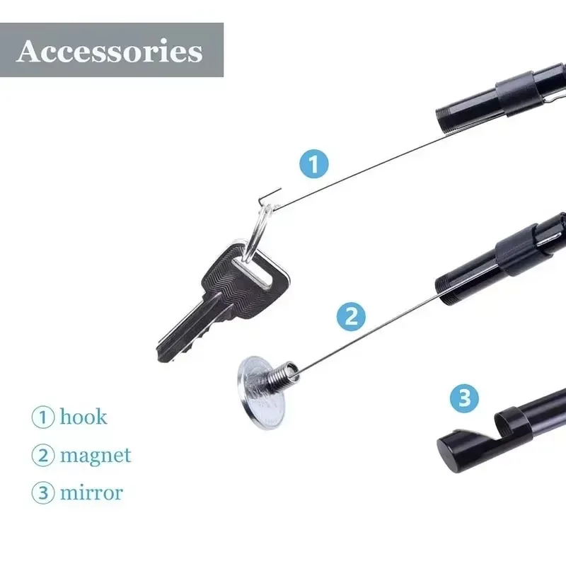 8 أضواء LED IP68 كاميرا المنظار المقاومة للماء مع كابل صلب ومنفذ USB TypeC للتصوير عالي الدقة للكمبيوتر اللوحي Xiaomi Huawei