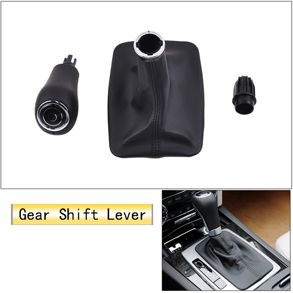 

M46K-A2042672310 Gear Shifter Knob W/Boot For Benz C/E Class GLK C180 E200 GLK300 W204 W212 W207