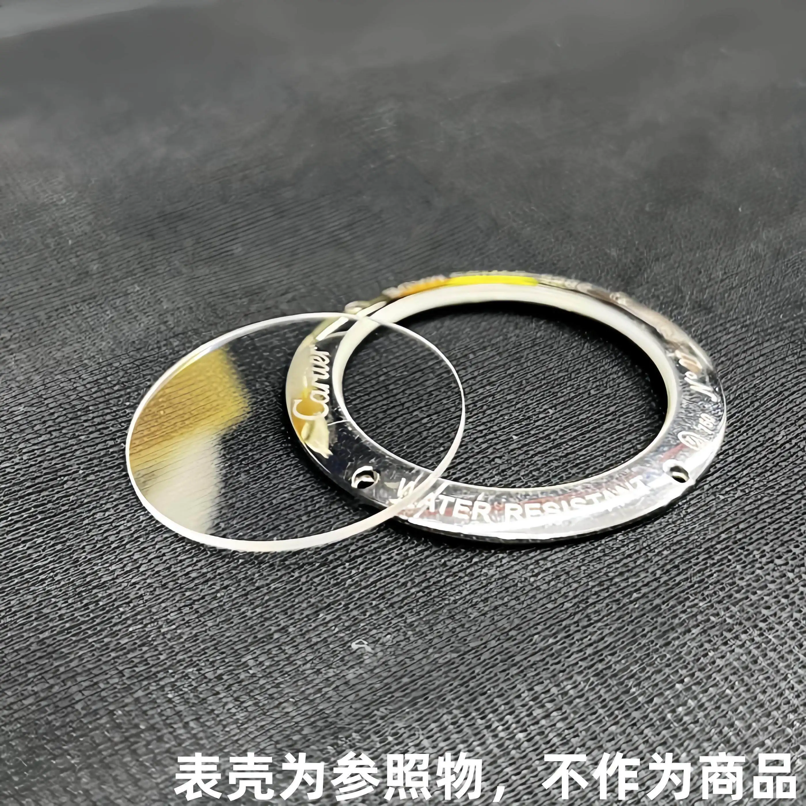 Front and Rear Cover Sapphire Flat Glass Lens Mirror 24-35.5 Thick 0.8-3.0mm Mirror Surface