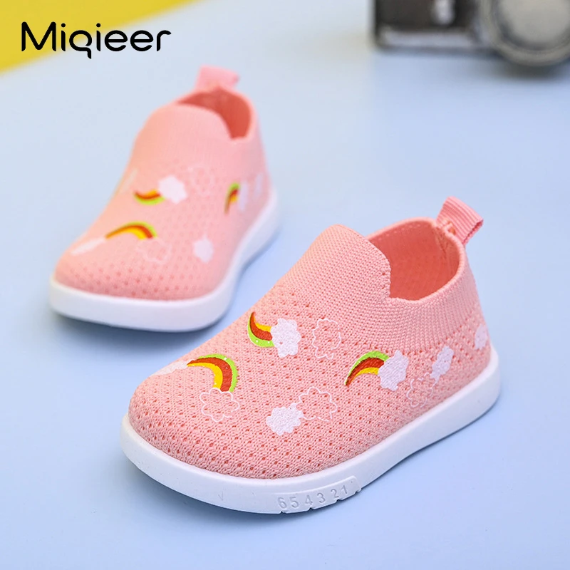 

Kids Shoes Multicolor Knitted Toddler Boys Sneakers Casual Soft Sole Girls Footwear Breathable Children Spring Autumn Shoes