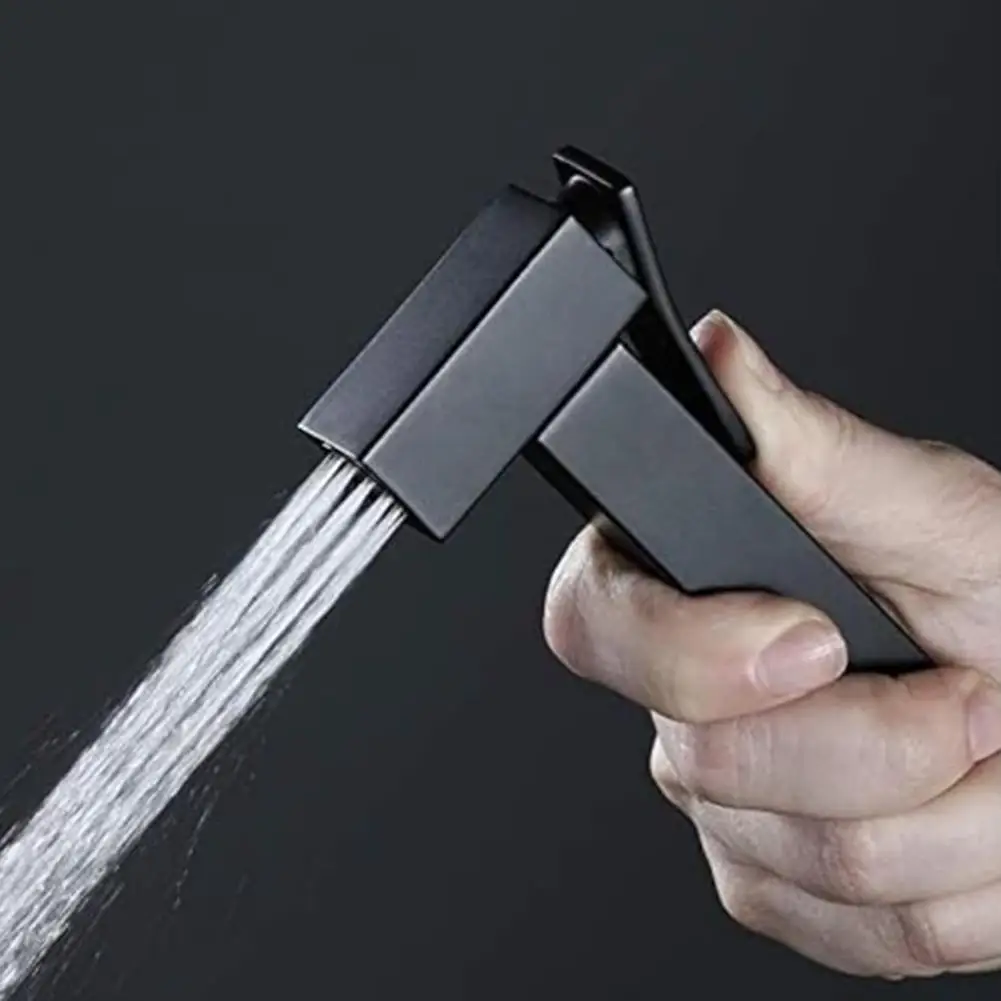Zinc Alloy Bidet Sprayer with Adjustable Flow Rate and Ergonomic Construction for Bathroom-Based and Maintenance