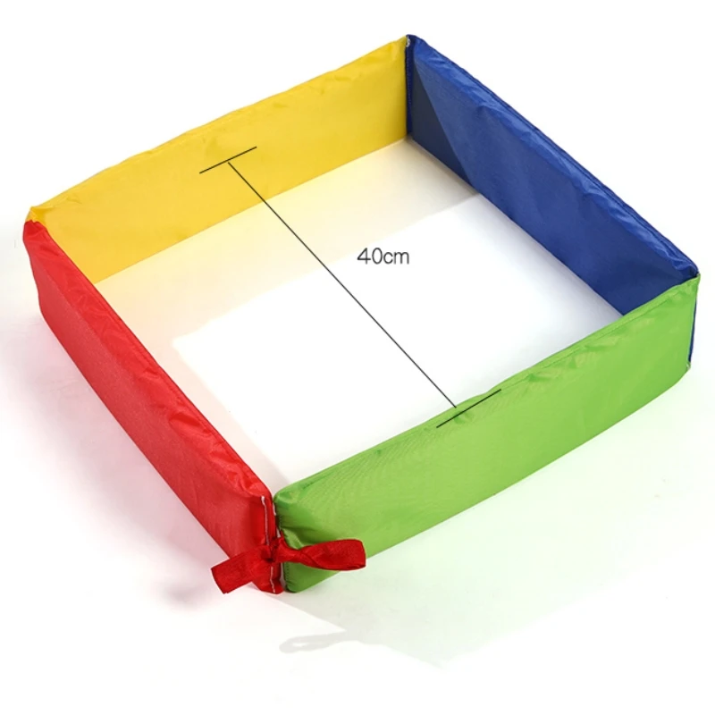 4PCS เด็กสนุกเกมกลางแจ้งกระโดดกรอบเจาะหลุมของเล่นเด็ก Parish กีฬากลางแจ้งปาร์ตี้สังคมเกมสัมผัส Montessori เกม