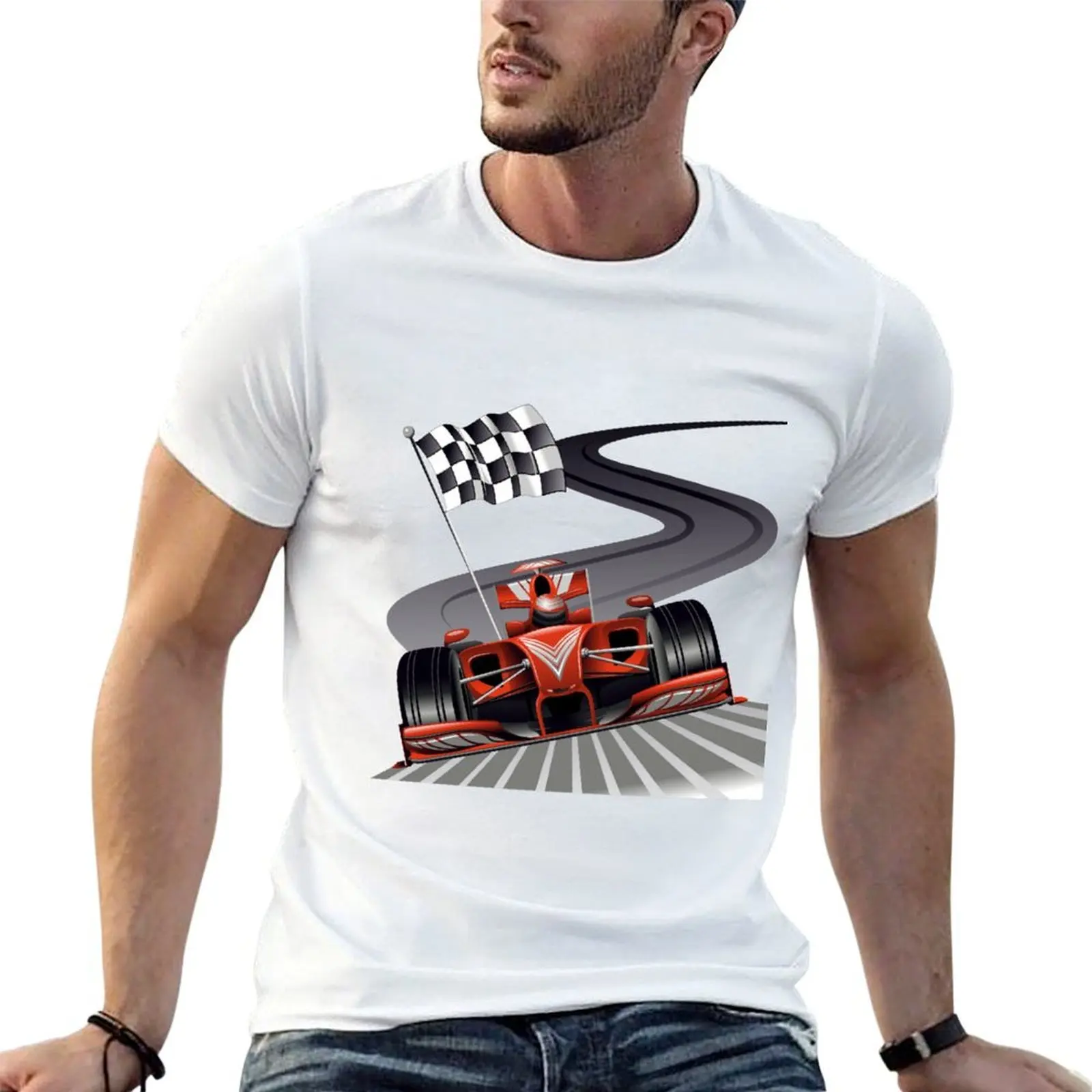 

Go Kart Racing Girl T-Shirt t shirts for man cotton man graphic t shirt T-Shirt