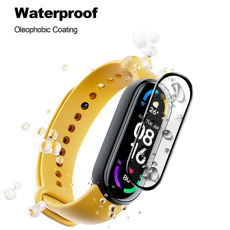 Xiaomi Mi Band 7, 5,6,4,NFC用のスクリーンプロテクター