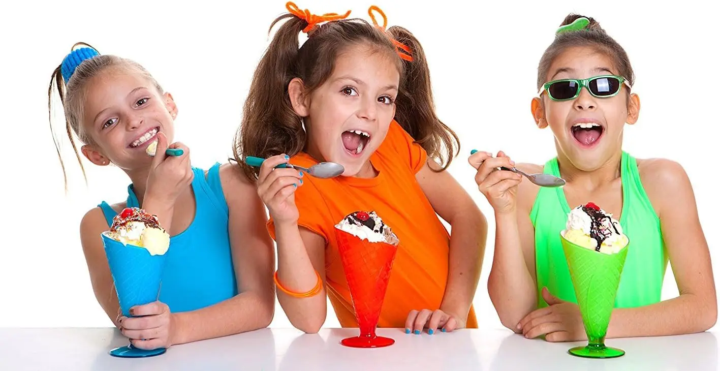 ICMP400WD Электрическая машина для мороженого с деревянным ведром, 4 литра