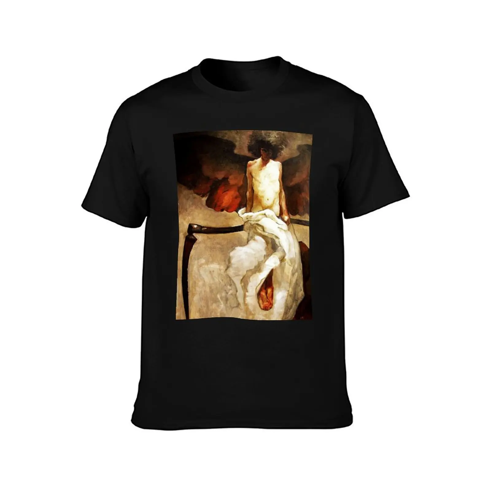 Untitled (The Reaper), by Franz Von Stuck T-Shirt Trend Art Print T-Shirt