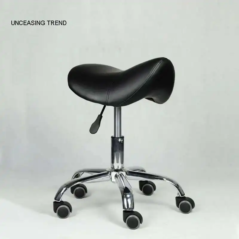 

Fashionable and fashionable hair salon chair Swivel portable foot massage retro chair beauty salon wheel Mocho Cadeira hair