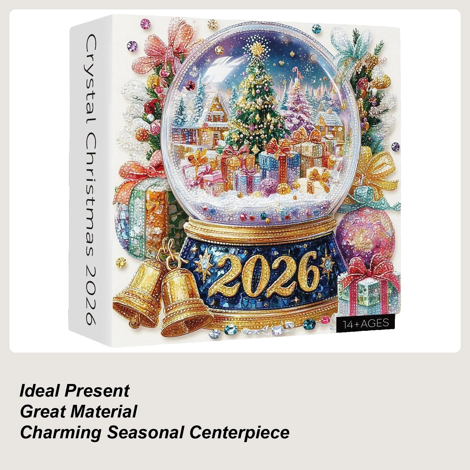 

Crystal Ball Jigsaw Puzzles Christmas 1000 Pieces 2026 Christmas Puzzles Game Paper Art Craft Jigsaw Games For Home Family