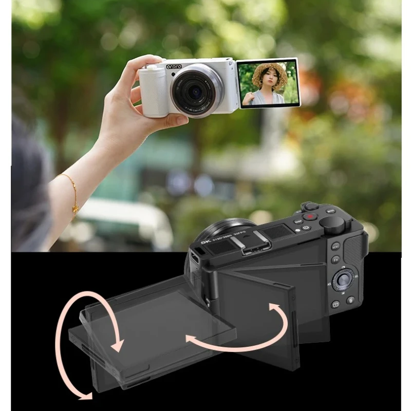 Digital Camera for Vlogging Videos with Flashlight 5X Optical Zoom 5K 30FPS 4K 60FPS  AF/MF IR Rechargeable Battery G930