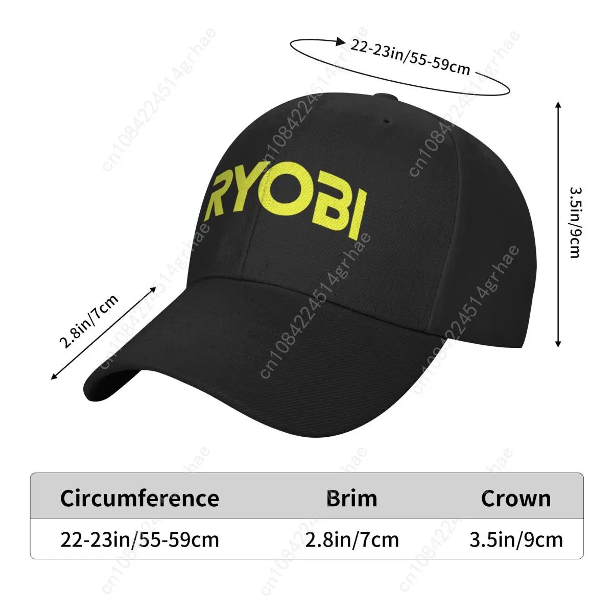 Ryobi Graphic Hat Caps Women Caps For Men Cap Man Summer