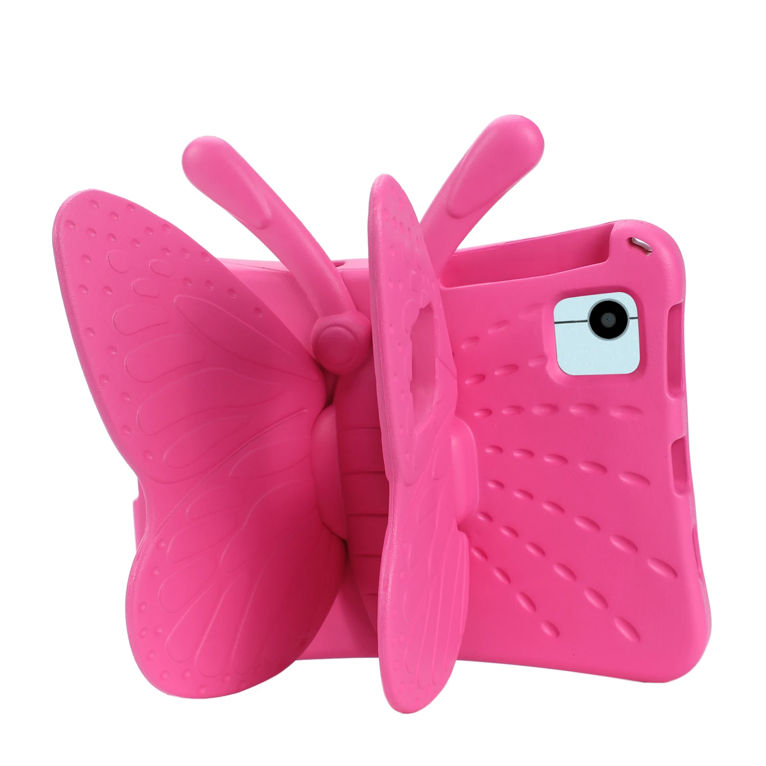 

Kids Funda EVA Stand Case Universal For Nokia T21 2022 T20 2021 10.4" Cute 3D Butterfly Tablet Cover Folding Wings Shockproof