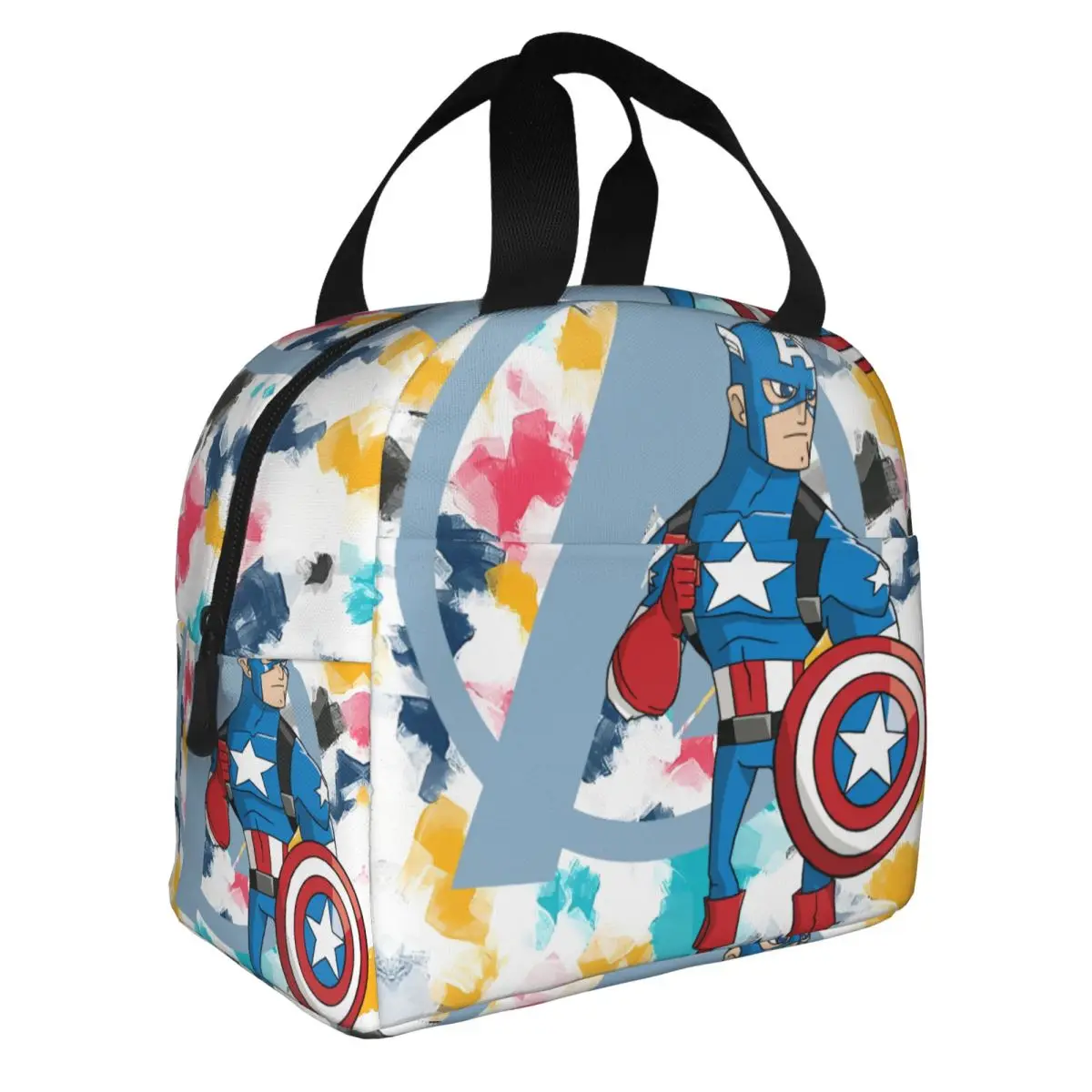 Hiking Hot Selling Marvel Leakproof Insulated Accessories Captain America Bento Box Teenager Picnic Storage