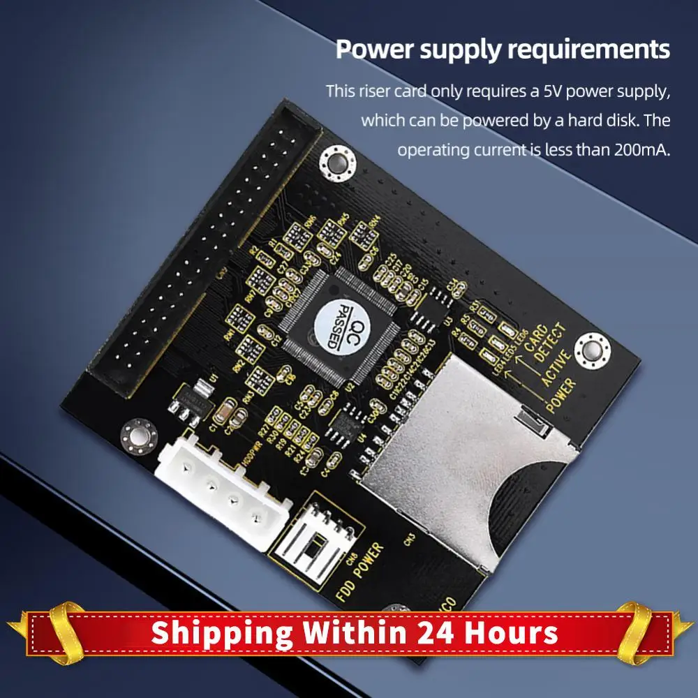 Karta rozszerzeń SD do IDE 3,5 cala 44 piny, karta konwertera SD do IDE 2,5 cala 44 piny, karta rozszerzeń pamięci 5V do laptopa/tabletu