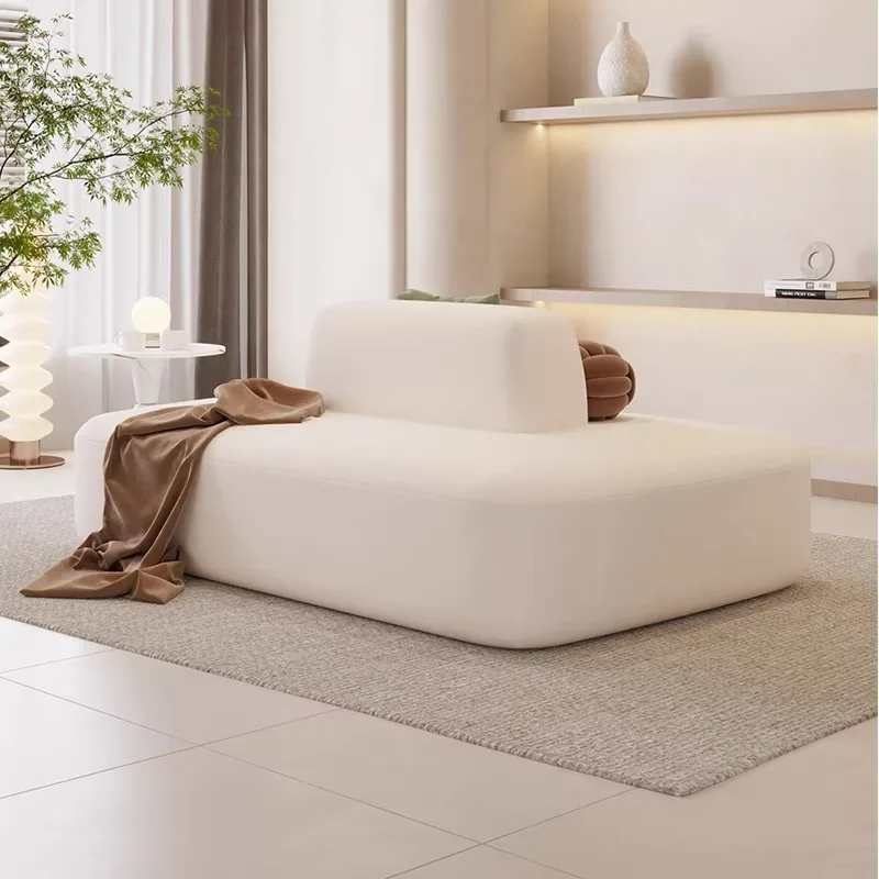 

T double-sided sofa small apartment celebrity milk tea shop hotel beauty salon clothing store special-shaped creative r