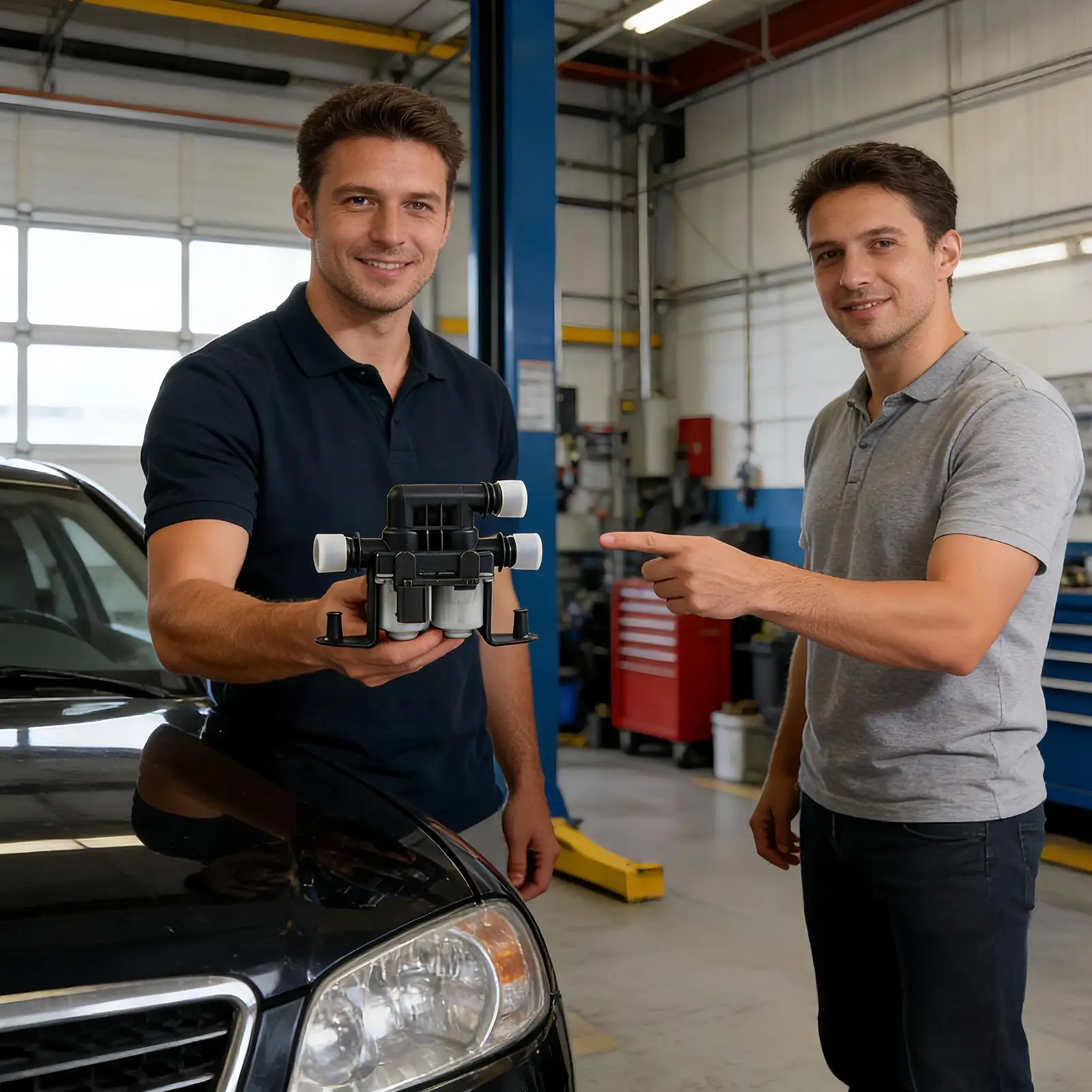 

For BMW 535i 2008-2010 BMW M5 M6 2006-2010 Heater Control Valve Heat Resistant Automotive Heater Control Valve Replacement For