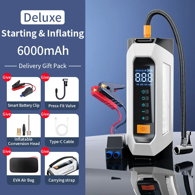 SXLL 16000 مللي أمبير سيارة الانتقال كاتب مع مضخة هواء 12 فولت 1000A حزمة الطاقة التلقائي في حالات الطوارئ St