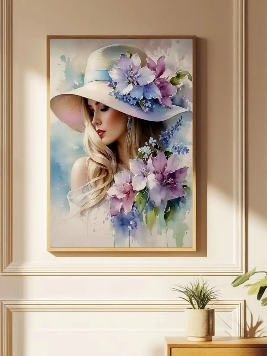 1 Stück 40x60 cm/15,7x23,6 Zoll, 11CT/14CT Kreuzstich-Set, DIY-Valentinstagsgeschenk, Stickerei-Set für Festivals, Blumen – Detail 1