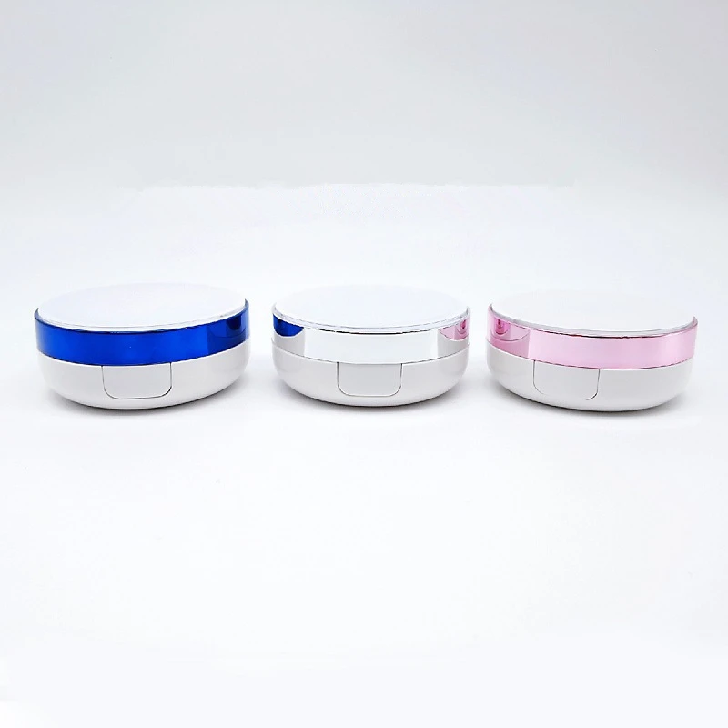 

50Pcs 15G Loose Powder Compact Empty Portable Plastic DIY Makeup Box Powder Case with Powder Puff and Elasticated Net Sifter