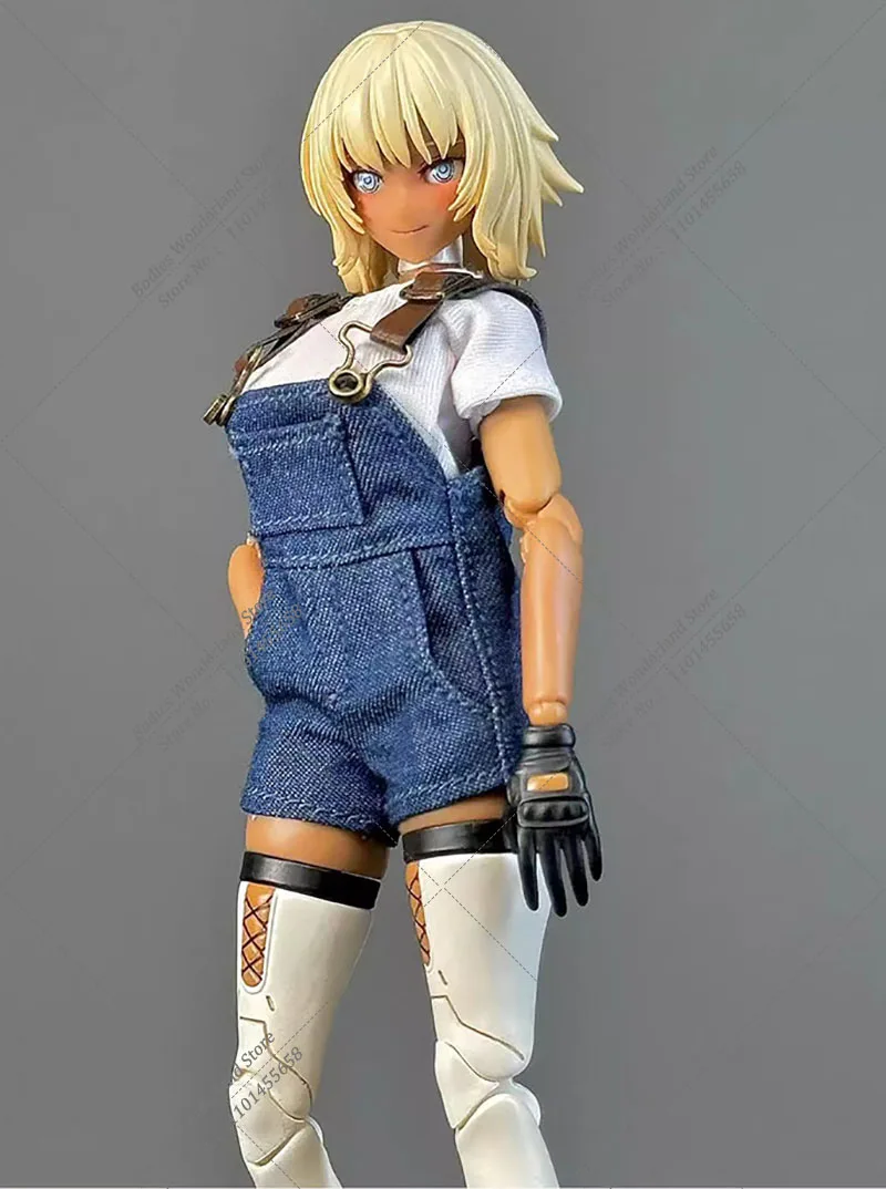 1/12 масштаб, модная классическая тонкая футболка с ремешком, джинсовые шорты, комплект для 6 дюймов, фигурка Романски, экшн-фигурка, тело