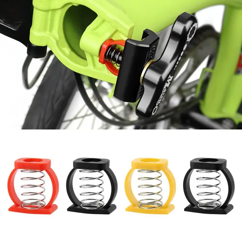 

1/5 Pairs Enhanced Hinge Clip Spring C-Buckle For Folding Bike Small Foldable Bike Rotating Handle Hardware Accessory