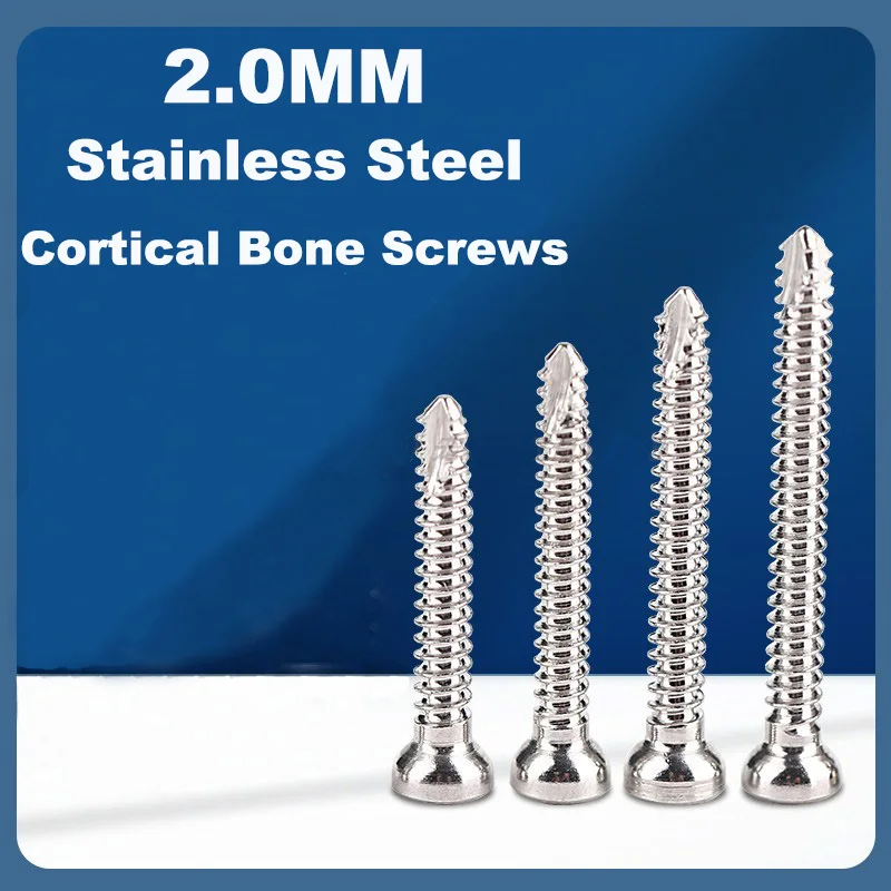 2.0MM stainless steel self-tapping screws for small animal orthopedic instruments Stainless steel hexagon socketscrews