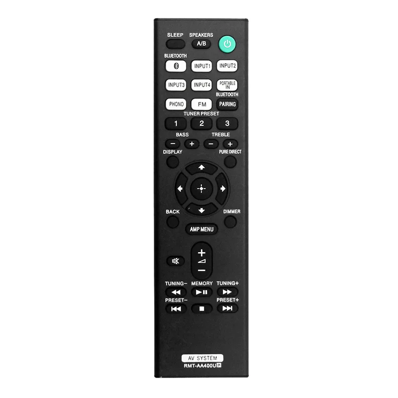 N36R_DURABLE RMT-AA400U Remote Control for Sony Stereo Receiver STR-DH190 STRDH190