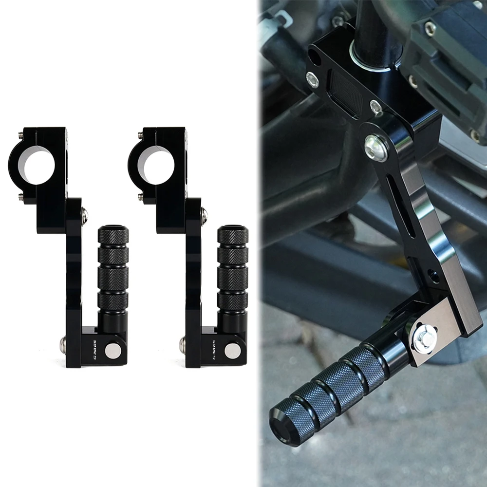 

Motorcycle Rider Adjustable Foot Pegs Kit Fit For BMW G650GS 2010-2014 G310GS 2017-2023 F650CS 22mm 7/8" 28.8mm 1/8" Highway