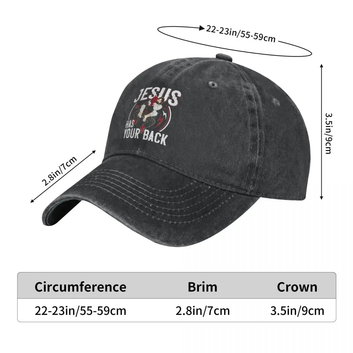 Jiu Jitsu Jesus Has Your Back Baseball Caps Classic Funny Snapback Cap Male Hip Hop Snapback Hats Original Hat for Men Women