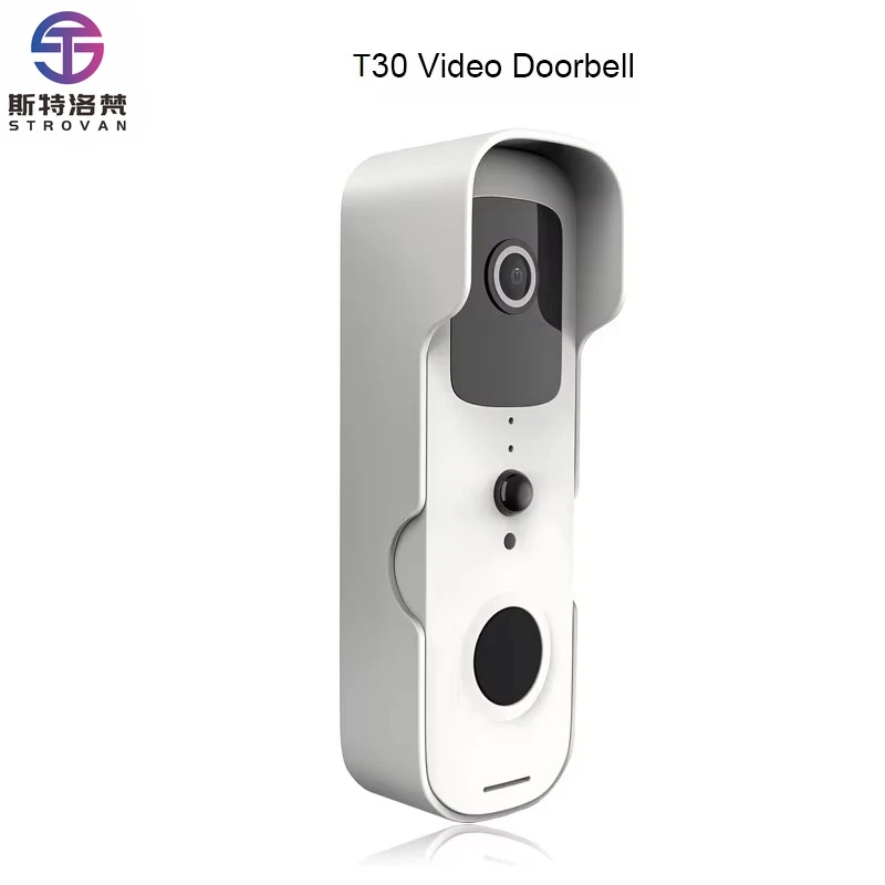 

T30 Home Wireless Wifi 1080p Battery Charegable Door Bell Interphone Doorbell with Video Doorbell