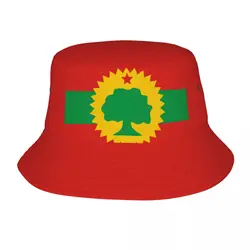 Flag Of The Oromo People Oromoo Bucket Hats Men Women Camping Fishing Hats Summer Beach Vacation Getaway Headwear Panama Hat