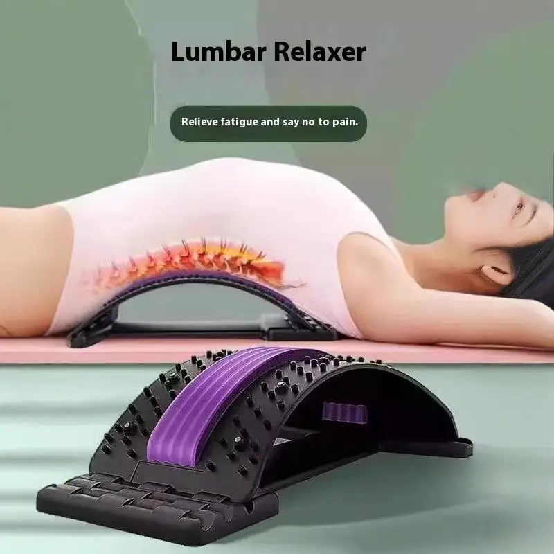 Lumbar Spine Relieve Nerve Compression Magnetic Massage Lumbar Vertebrae Back Corrector 1PC Lumbar Back Soothing Device Stretch